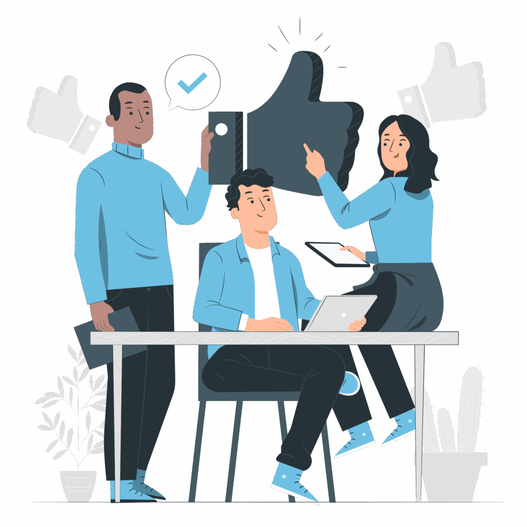 Sales growth chart after digital marketing strategy